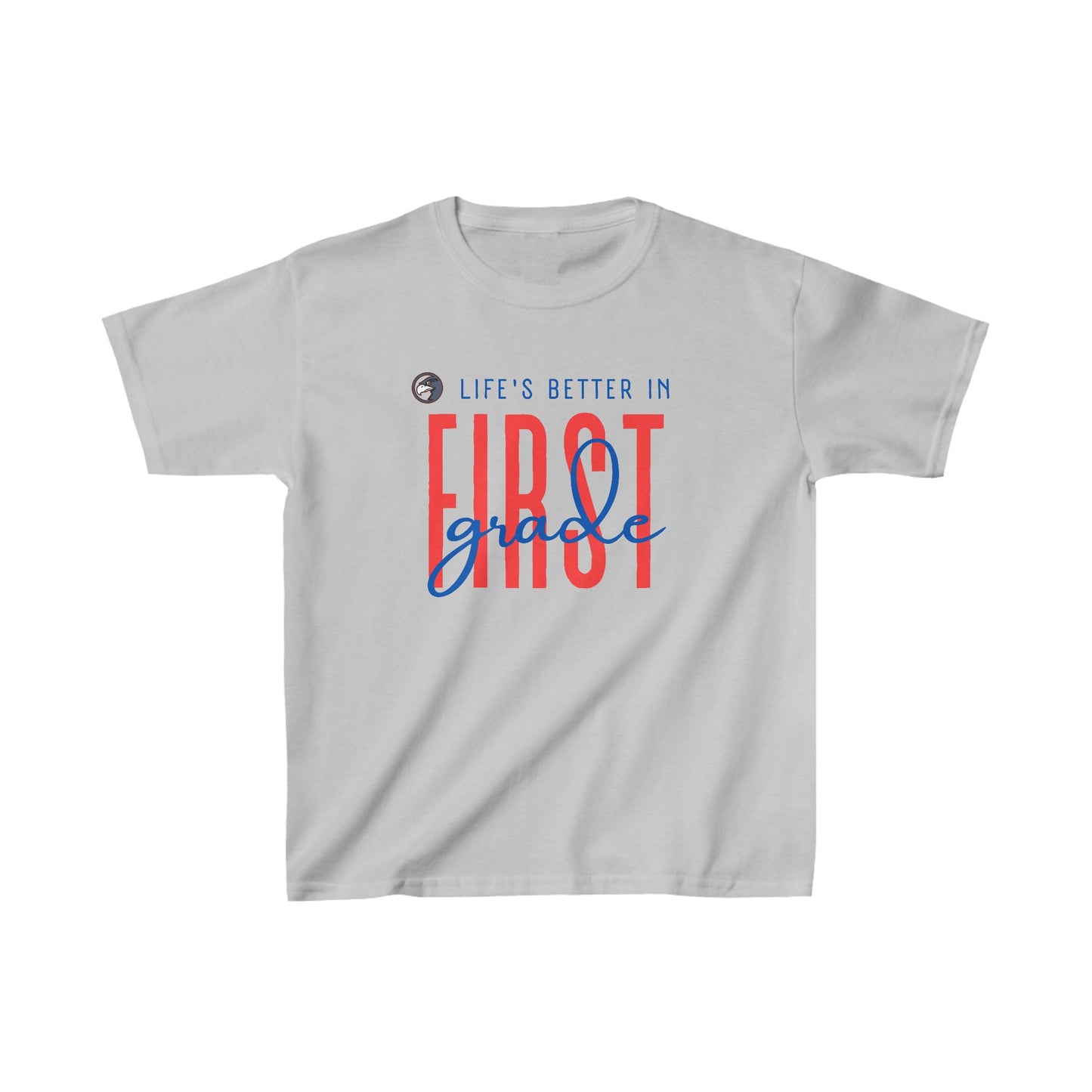 Kids Heavy Cotton™ Tee Freedom ES Life's Better in 1st Grade