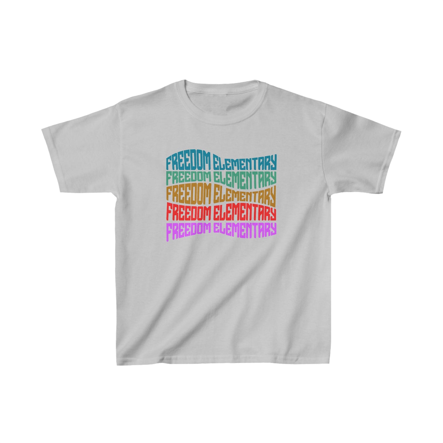 Kids Heavy Cotton™ Tee Freedom ES Distorted Repeat