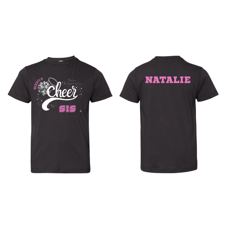 Custom Cheer Youth Jersey T-Shirt