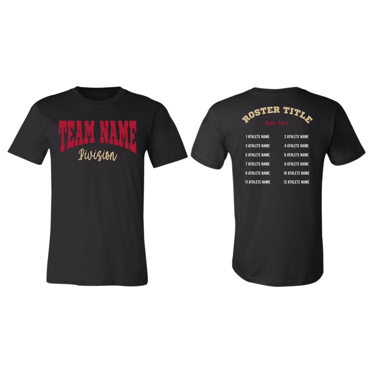 Team Roster Shirt_Adult Unisex Jersey Short-Sleeve T-Shirt