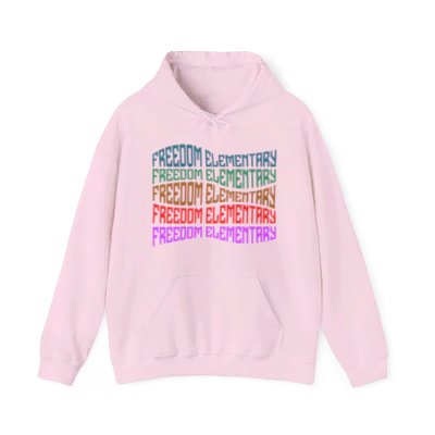 Unisex Heavy Blend Hoodie Freedom ES Distorted Repeat