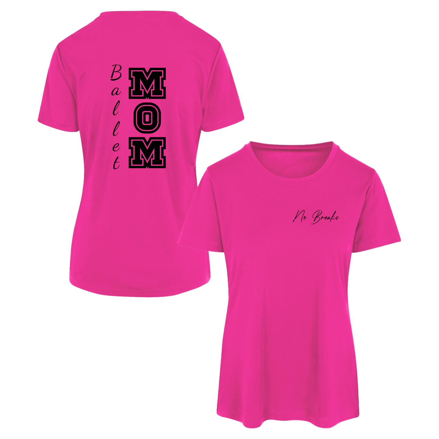 No Breaks_Sport Mom_Women's Sport-Tek Competitor Tee