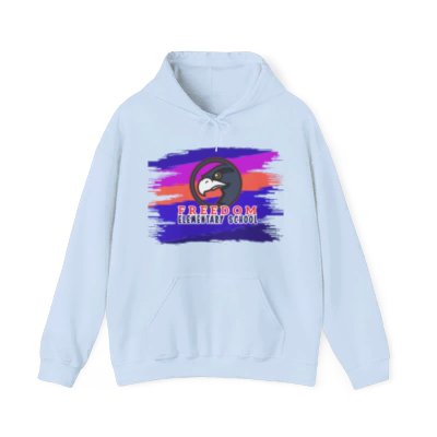 Unisex Heavy Blend Hoodie Freedom ES Rainbow Scribble