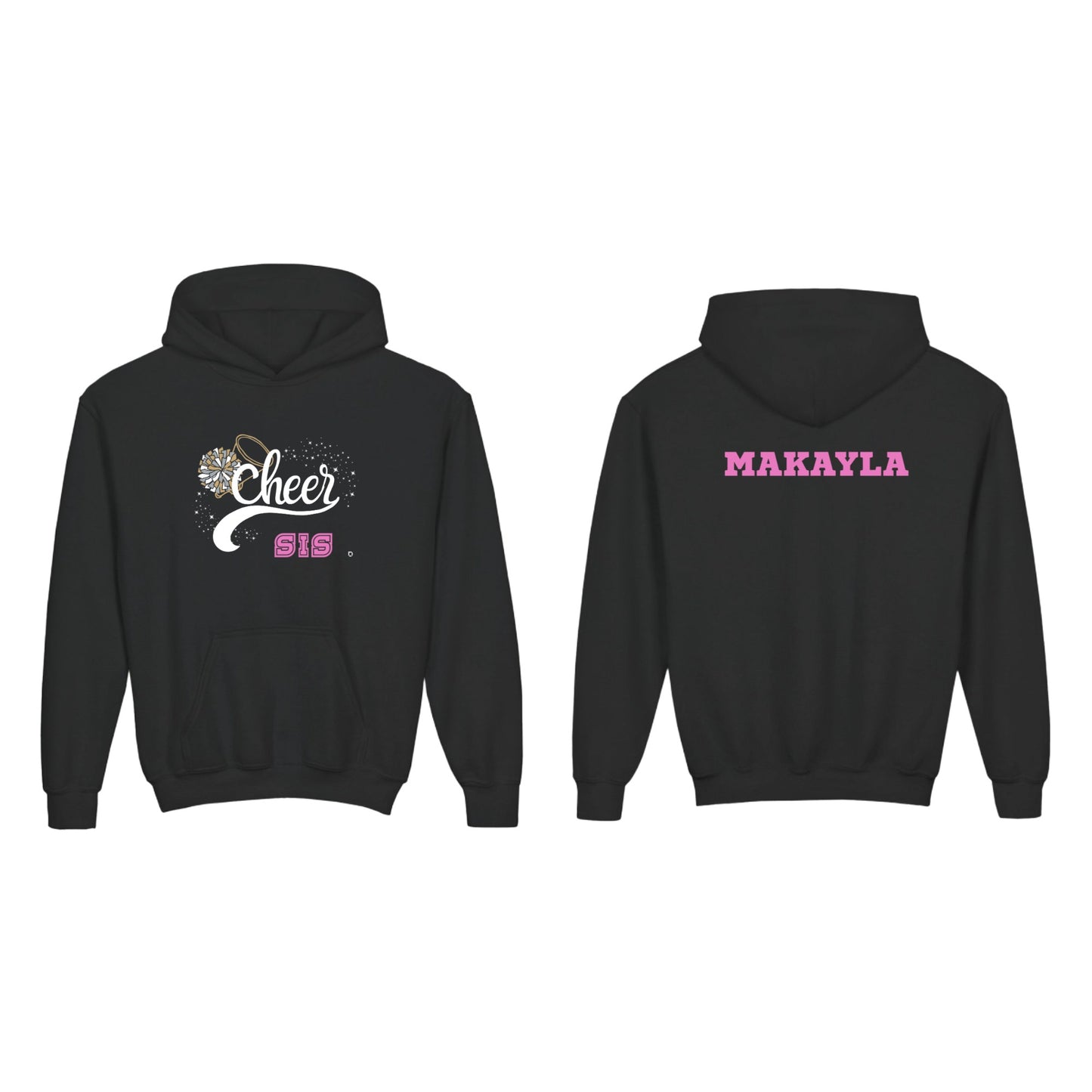 Custom Cheer Youth Pullover Hoodie