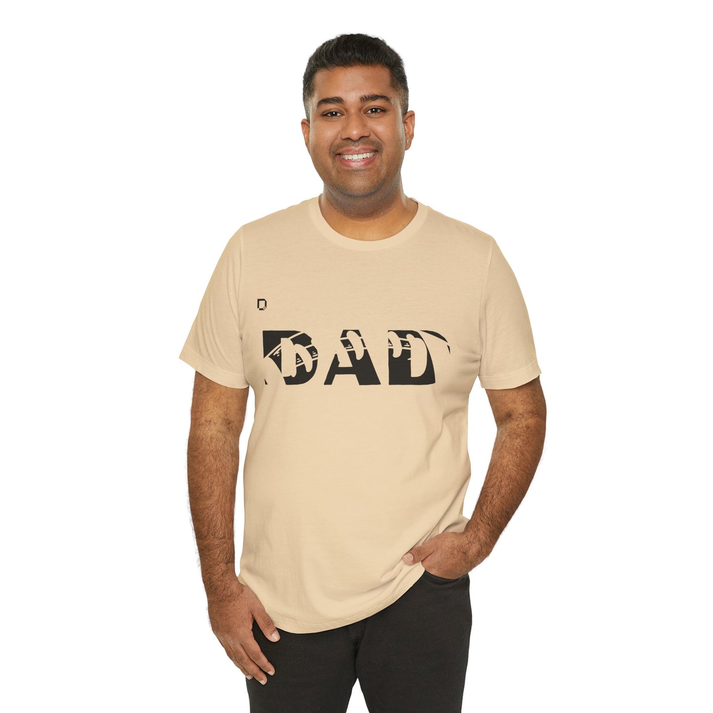 Extra Soft Football T-shirt DAD Football Outline