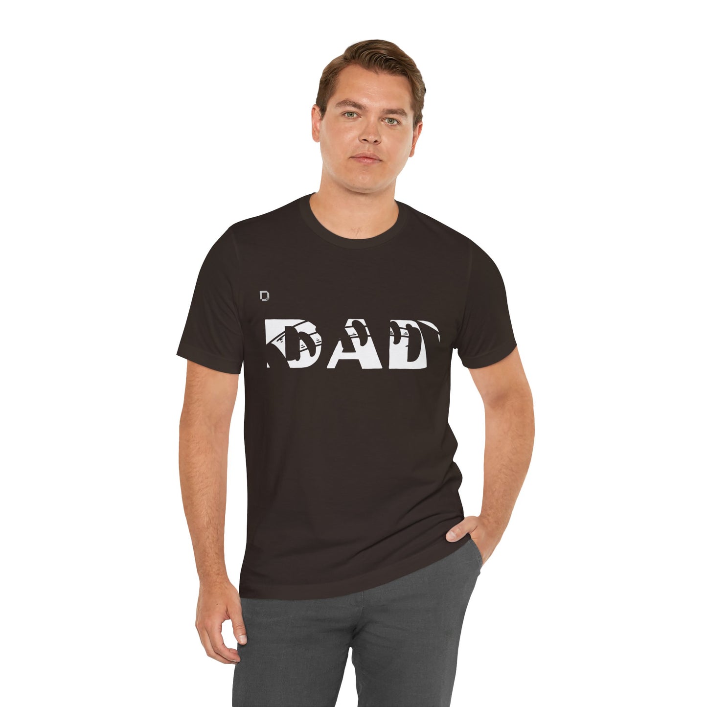 Extra Soft Football T-shirt DAD Football Outline