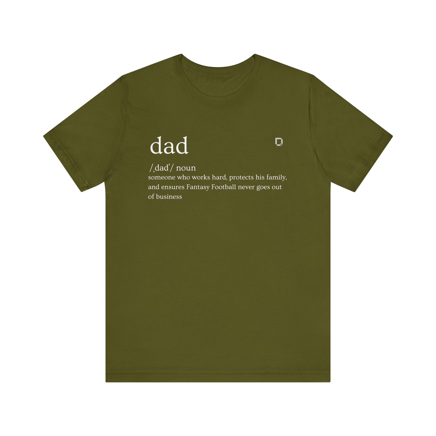 Extra Soft Football T-shirt Dad Definition