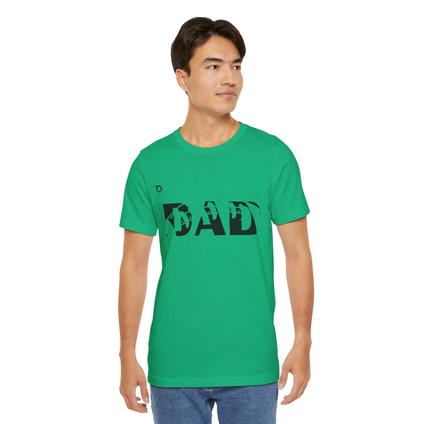 Extra Soft Football T-shirt DAD Football Outline