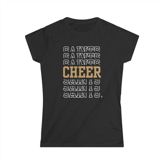 Women's Softstyle Tee PSYA Saints Cheer Repeat