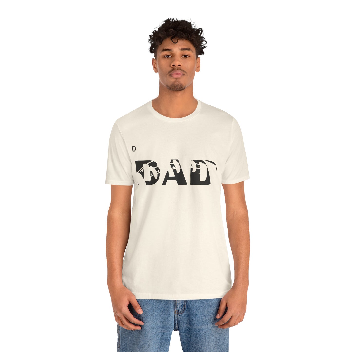 Extra Soft Football T-shirt DAD Football Outline