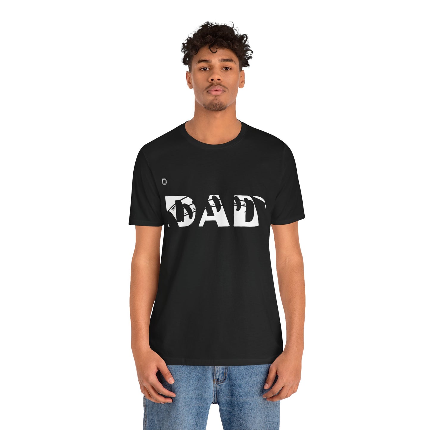 Extra Soft Football T-shirt DAD Football Outline