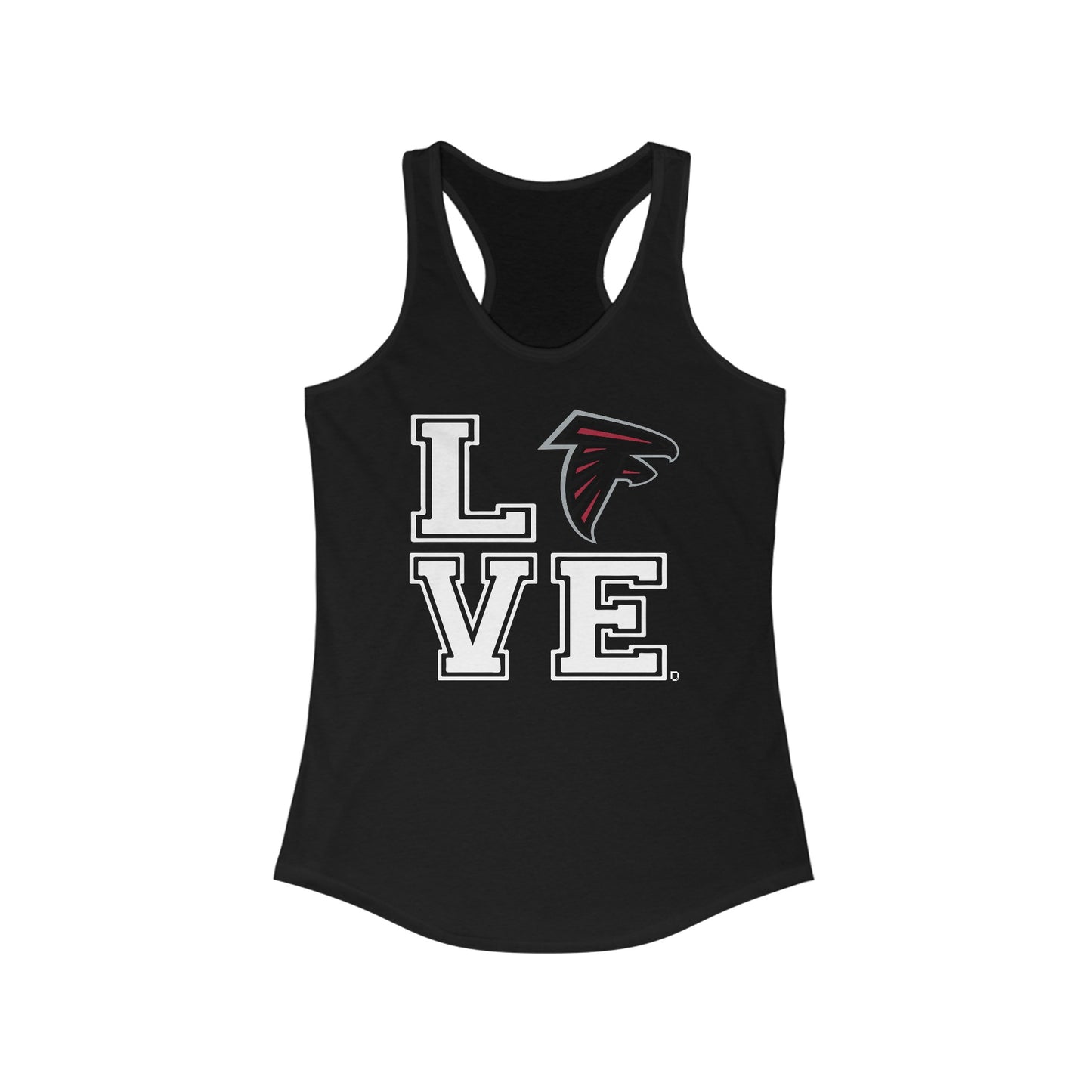 Women's Ideal Racerback Tank OPFYA LOVE Falcons