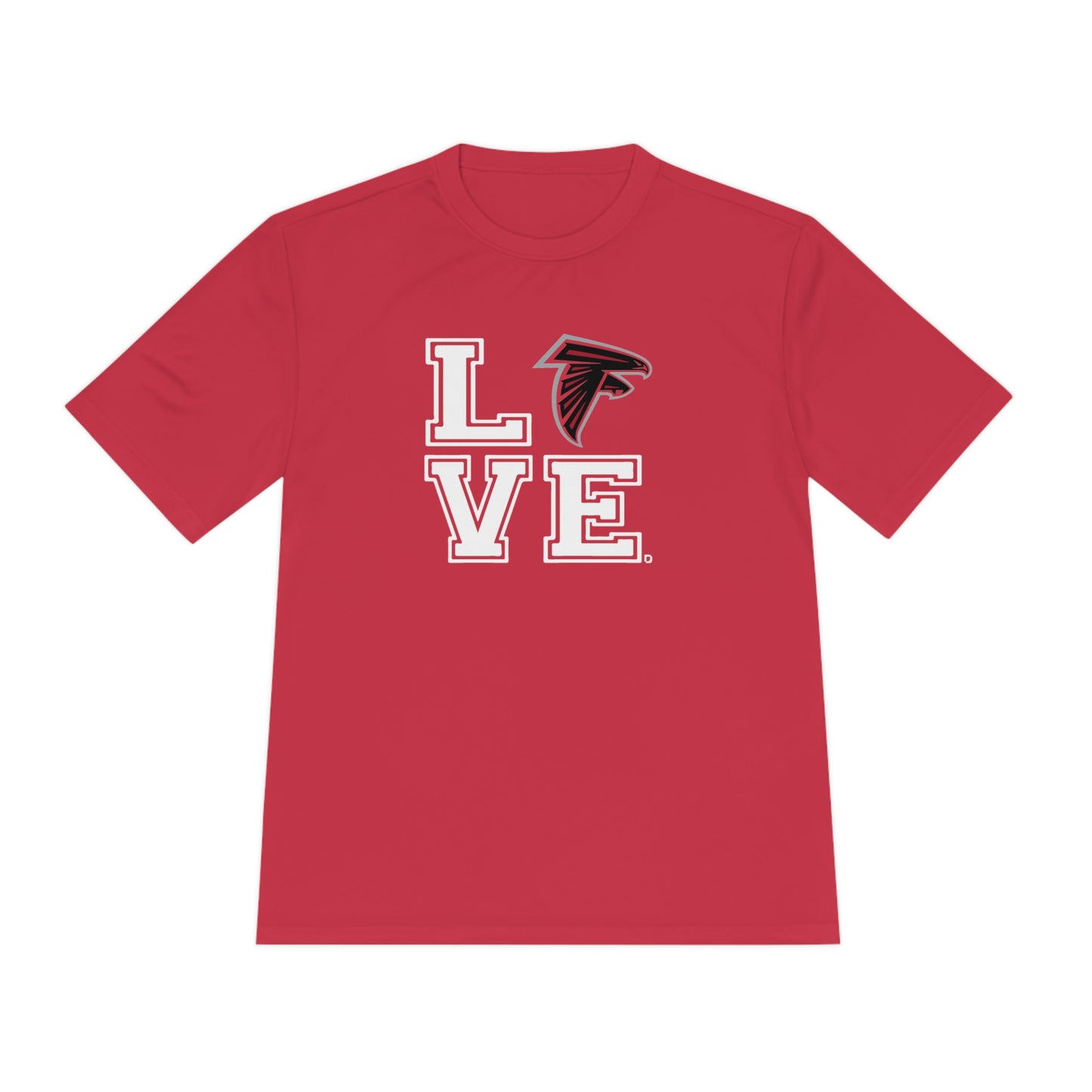 Unisex (Men's Sizing) Moisture Wicking Tee OPFYA LOVE Falcons