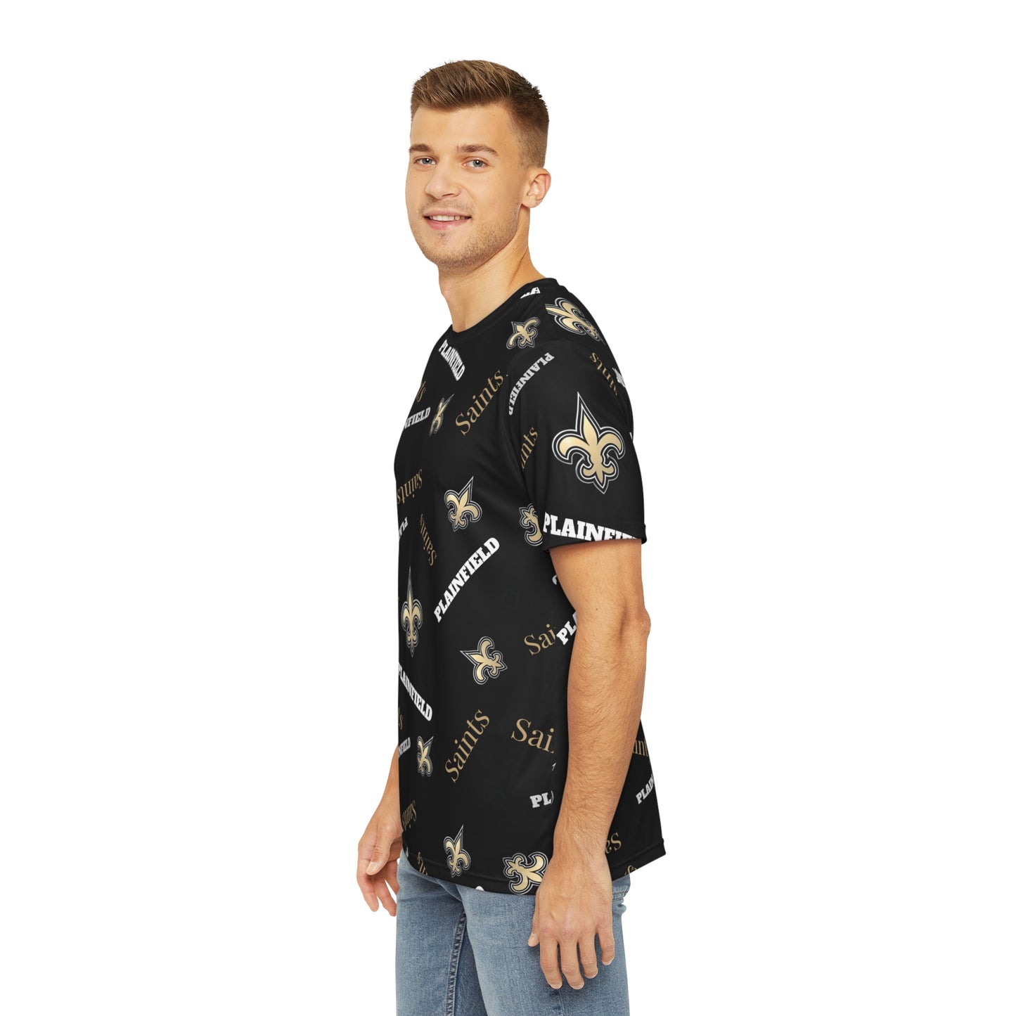 Men's Polyester Tee (AOP) PSYA Black