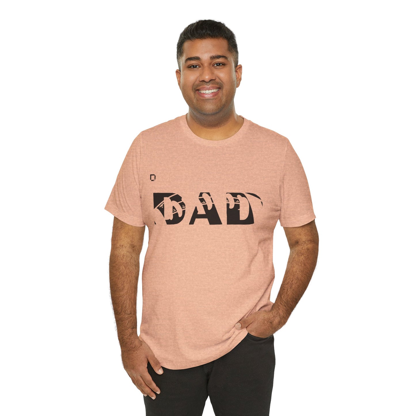 Extra Soft Football T-shirt DAD Football Outline