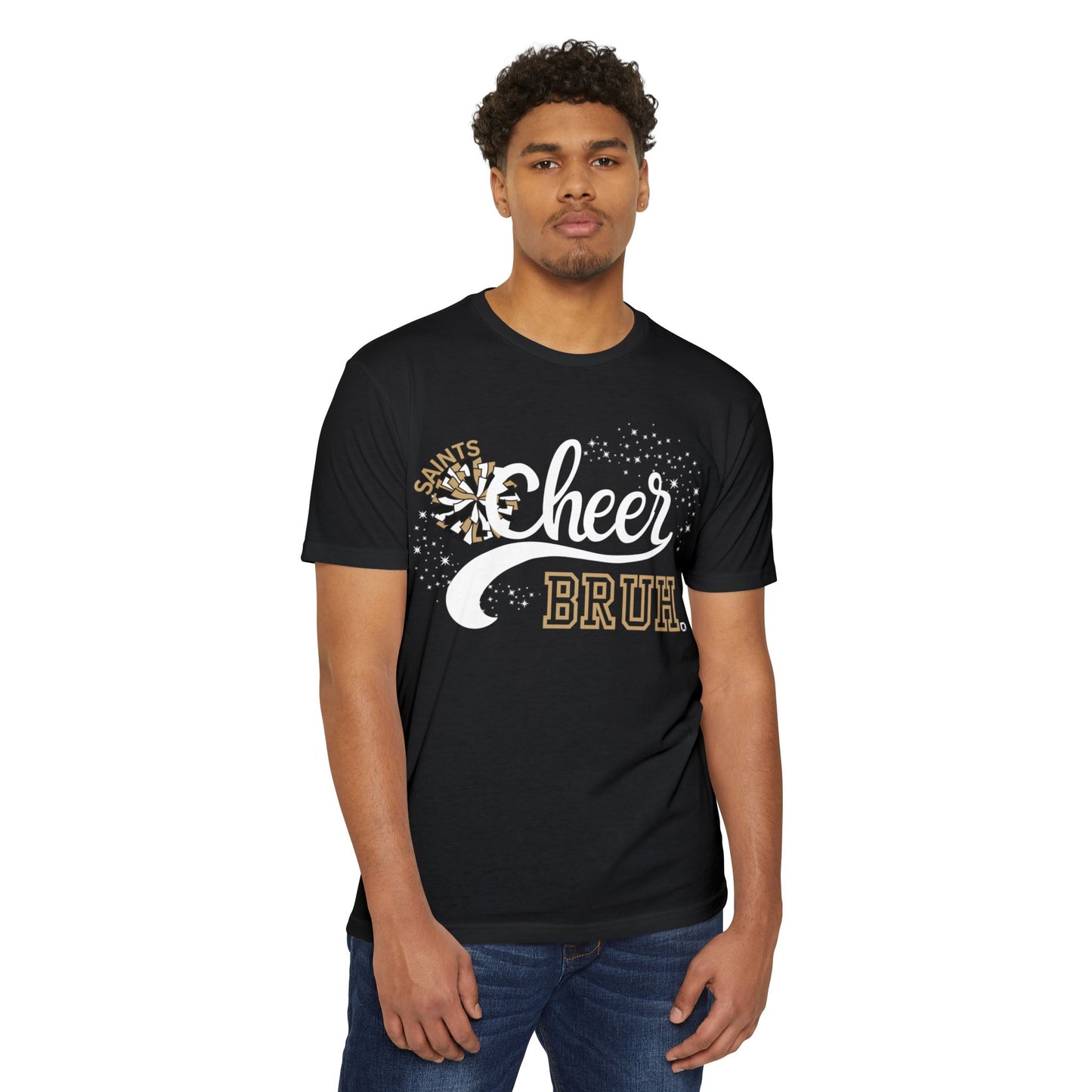 Unisex CVC Jersey T-shirt PSYA Cheer Bruh