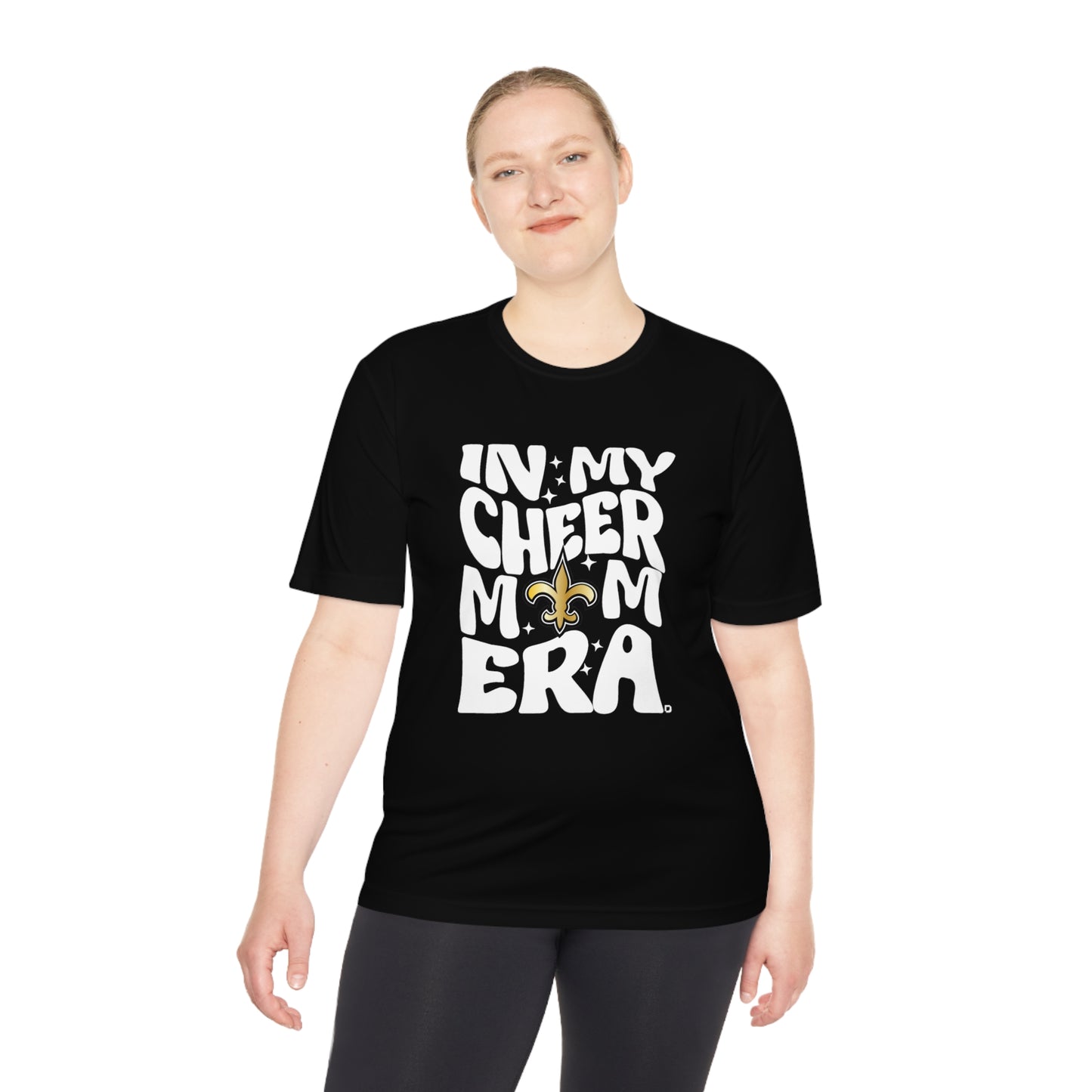 Unisex (Men's Sizing) Moisture Wicking Tee PSYA Cheer Mom Era