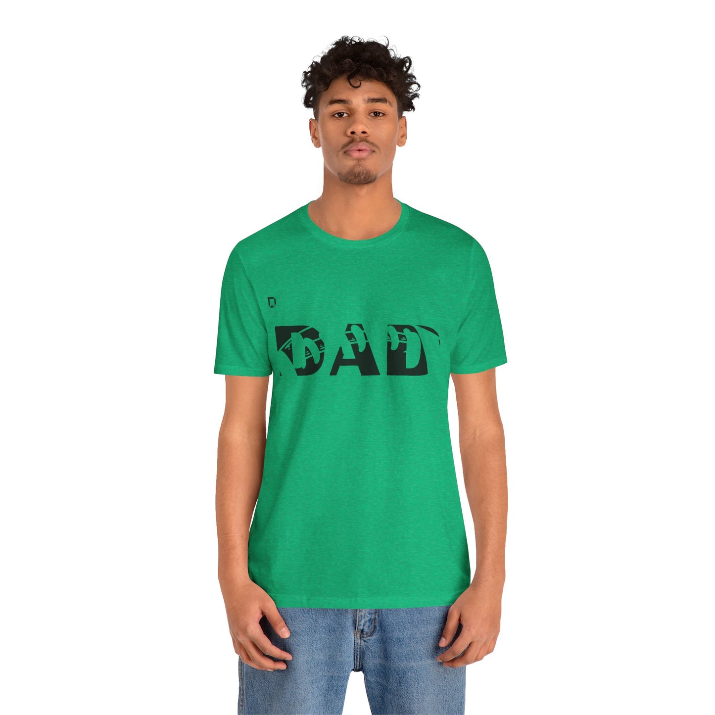 Extra Soft Football T-shirt DAD Football Outline