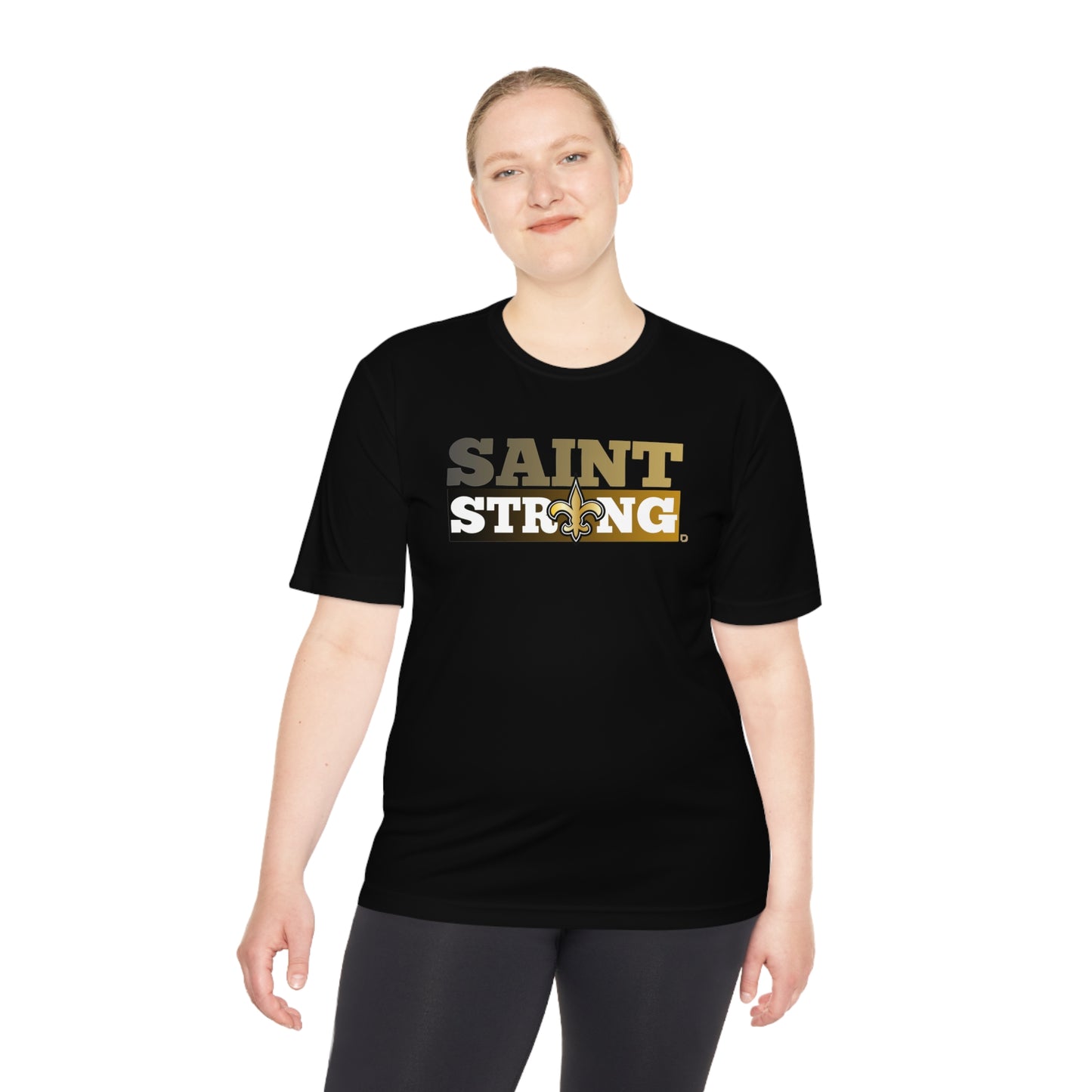 Unisex (Men's Sizing) Moisture Wicking Tee PSYA Saint Strong