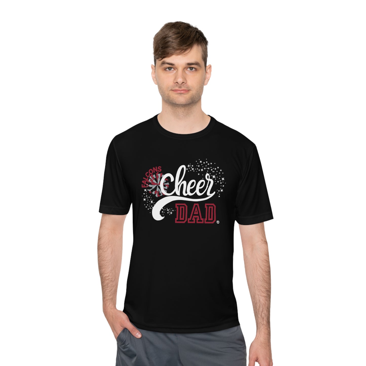 Unisex (Men's Sizing) Moisture Wicking Tee OPFYA Cheer Dad