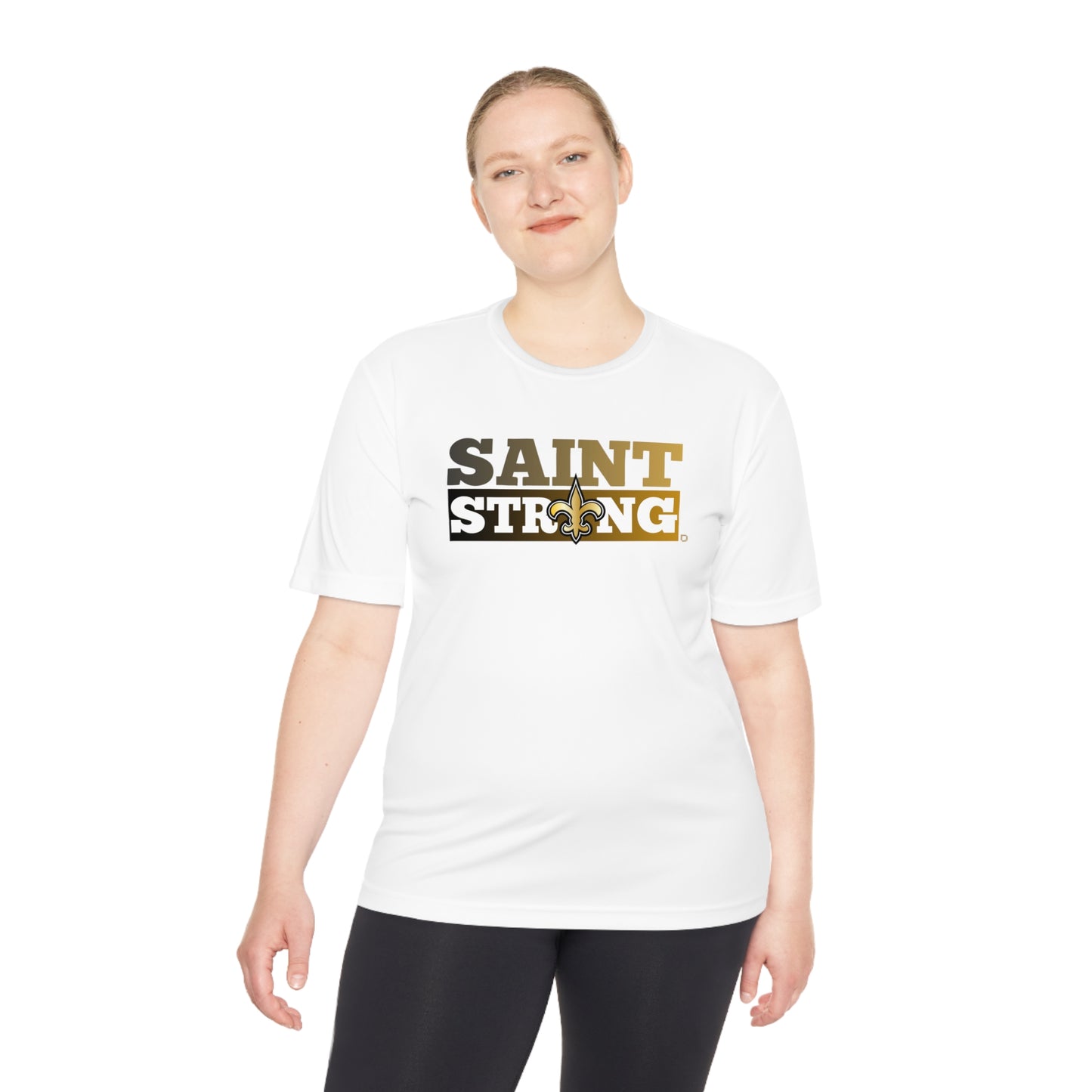 Unisex (Men's Sizing) Moisture Wicking Tee PSYA Saint Strong