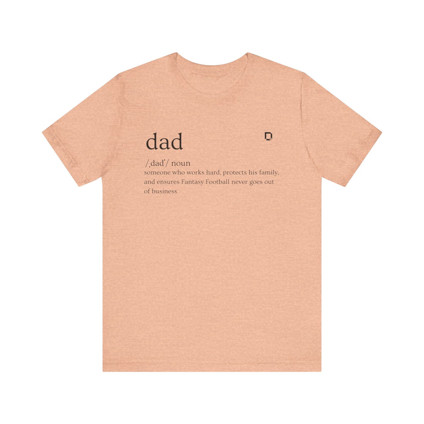 Extra Soft Football T-shirt Dad Definition