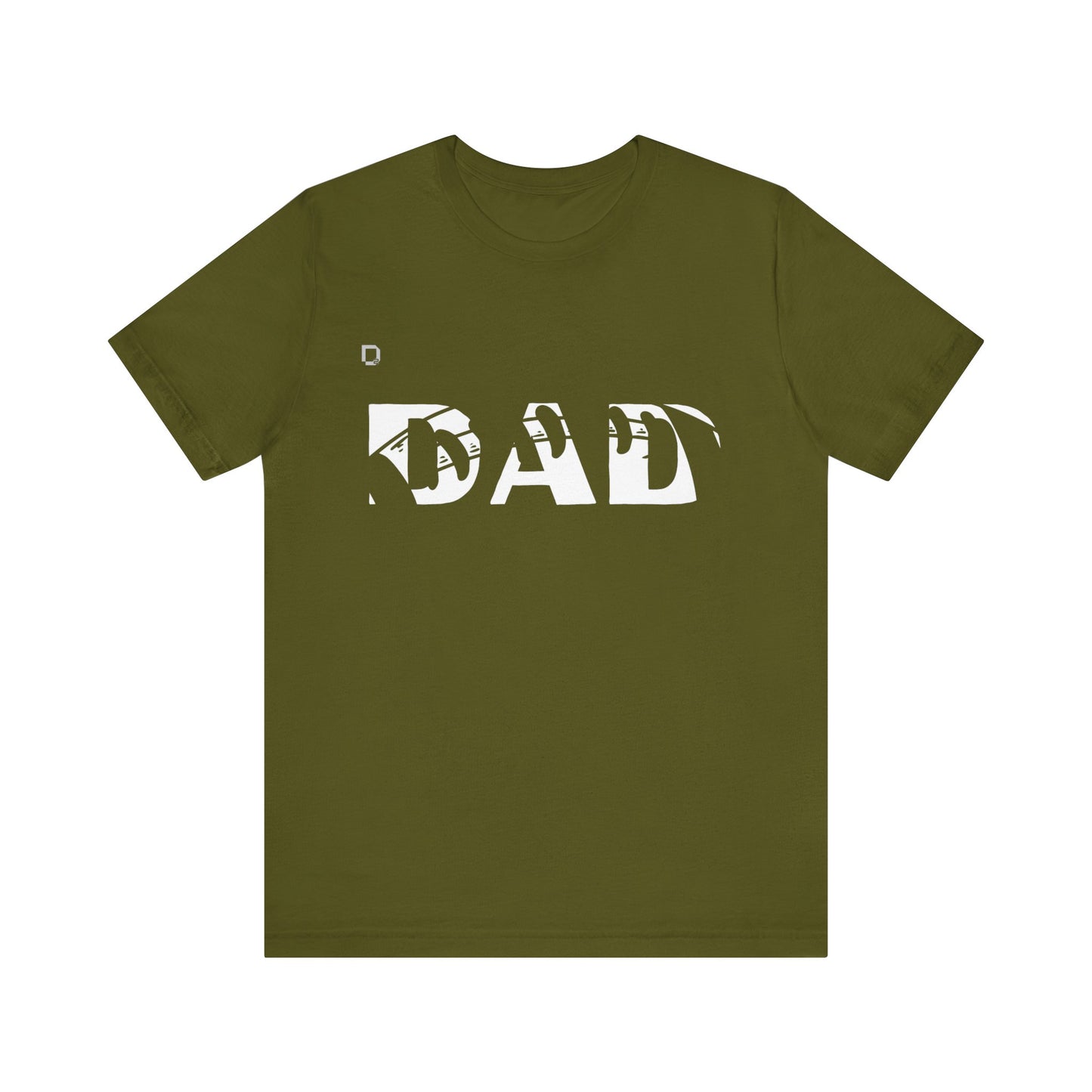 Extra Soft Football T-shirt DAD Football Outline