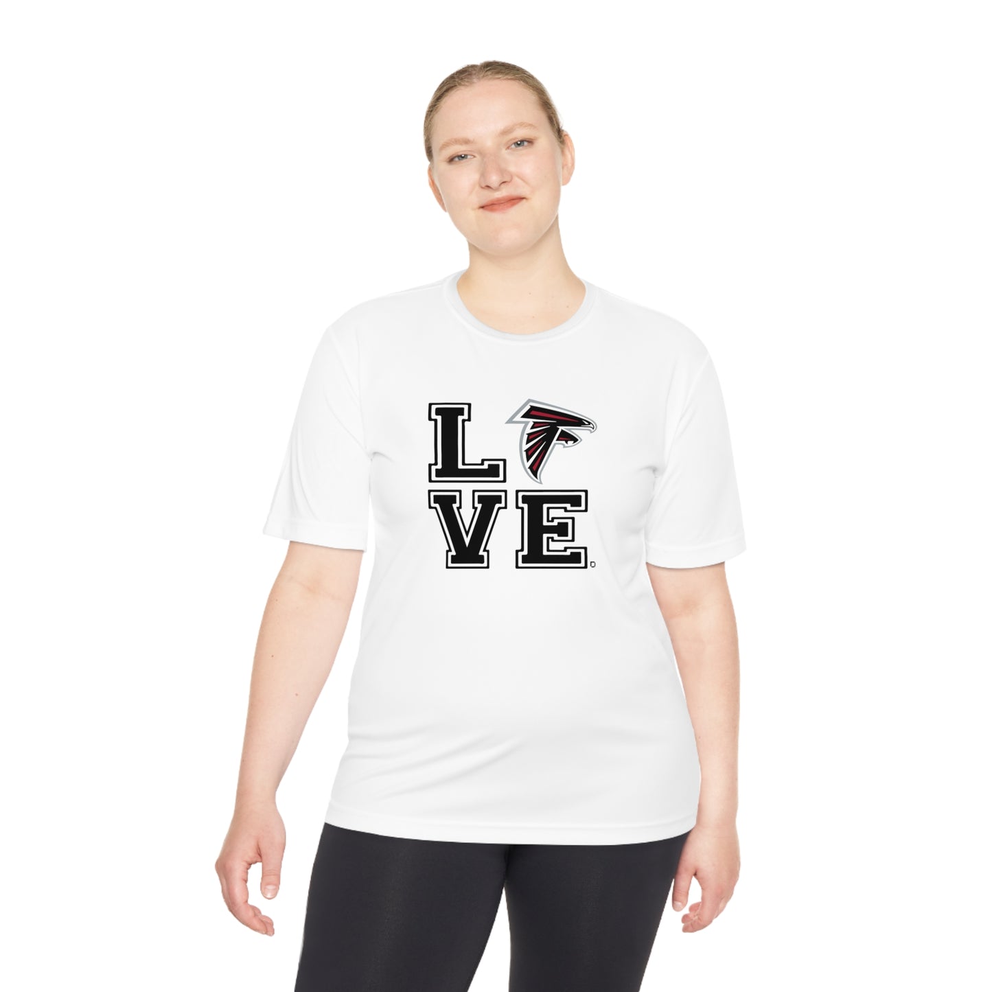 Unisex (Men's Sizing) Moisture Wicking Tee OPFYA LOVE Falcons