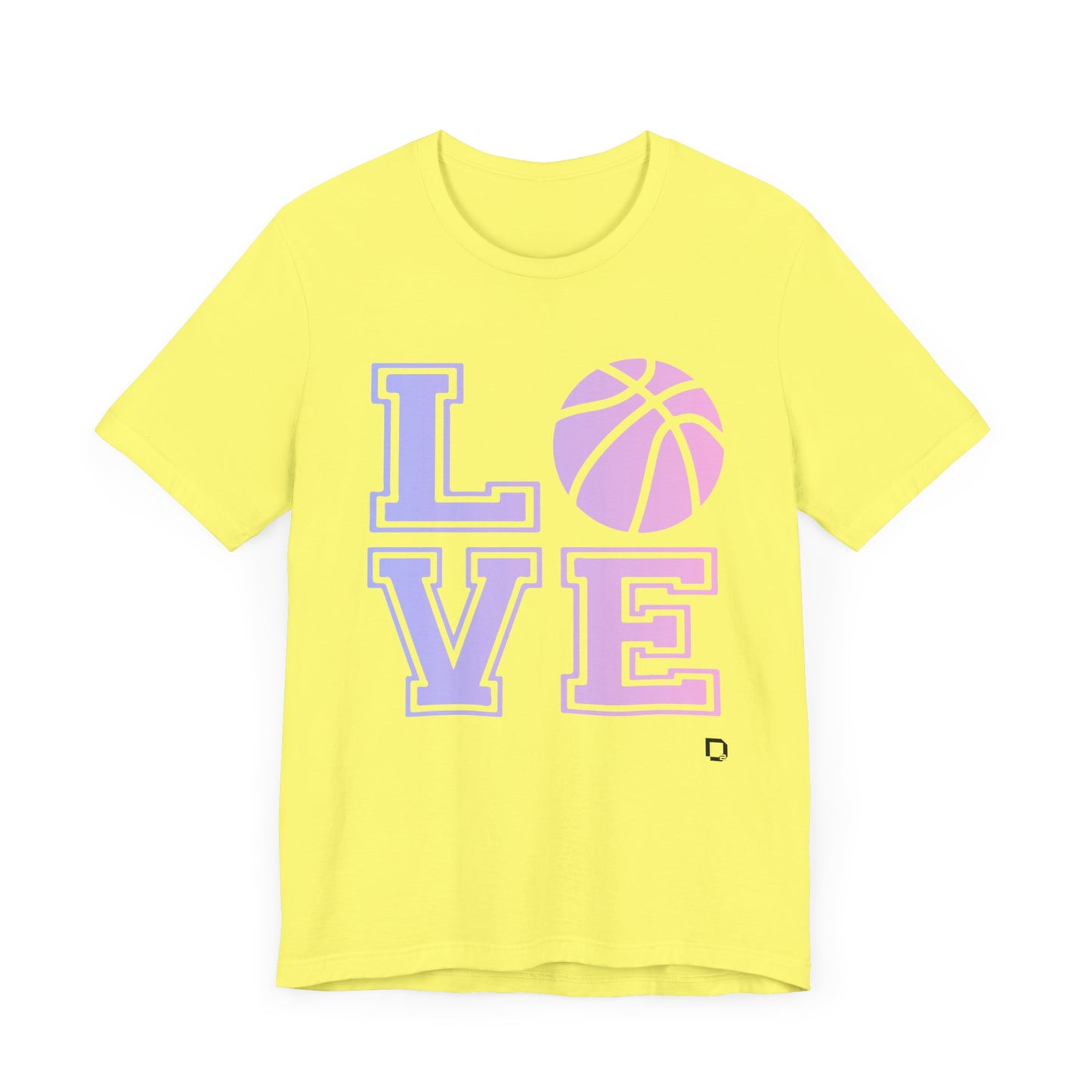 Adult Unisex Extra Soft Short Sleeve Tee Love Basketball