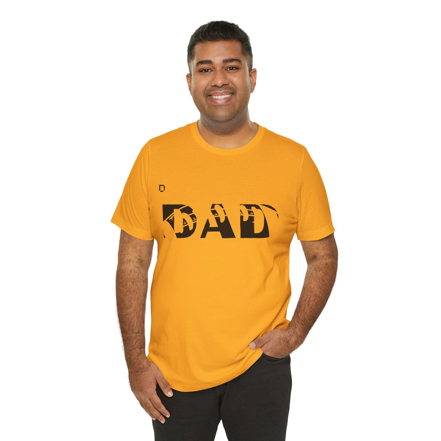 Extra Soft Football T-shirt DAD Football Outline