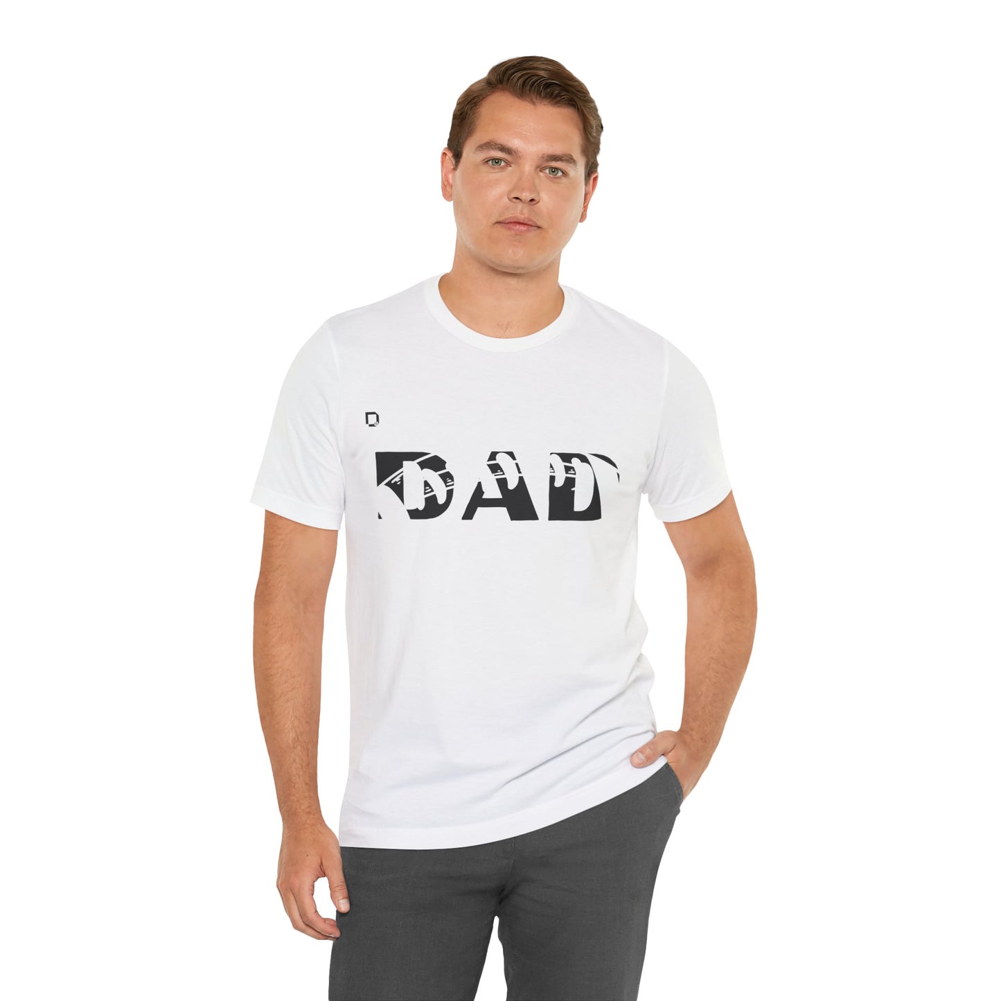 Extra Soft Football T-shirt DAD Football Outline