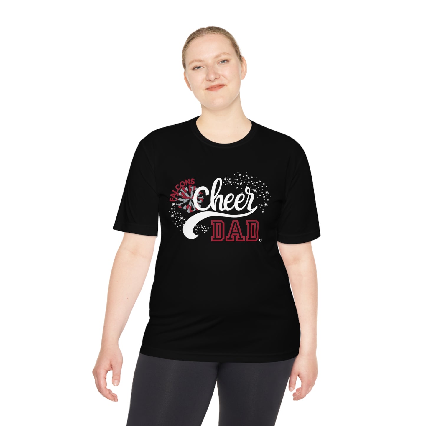 Unisex (Men's Sizing) Moisture Wicking Tee OPFYA Cheer Dad