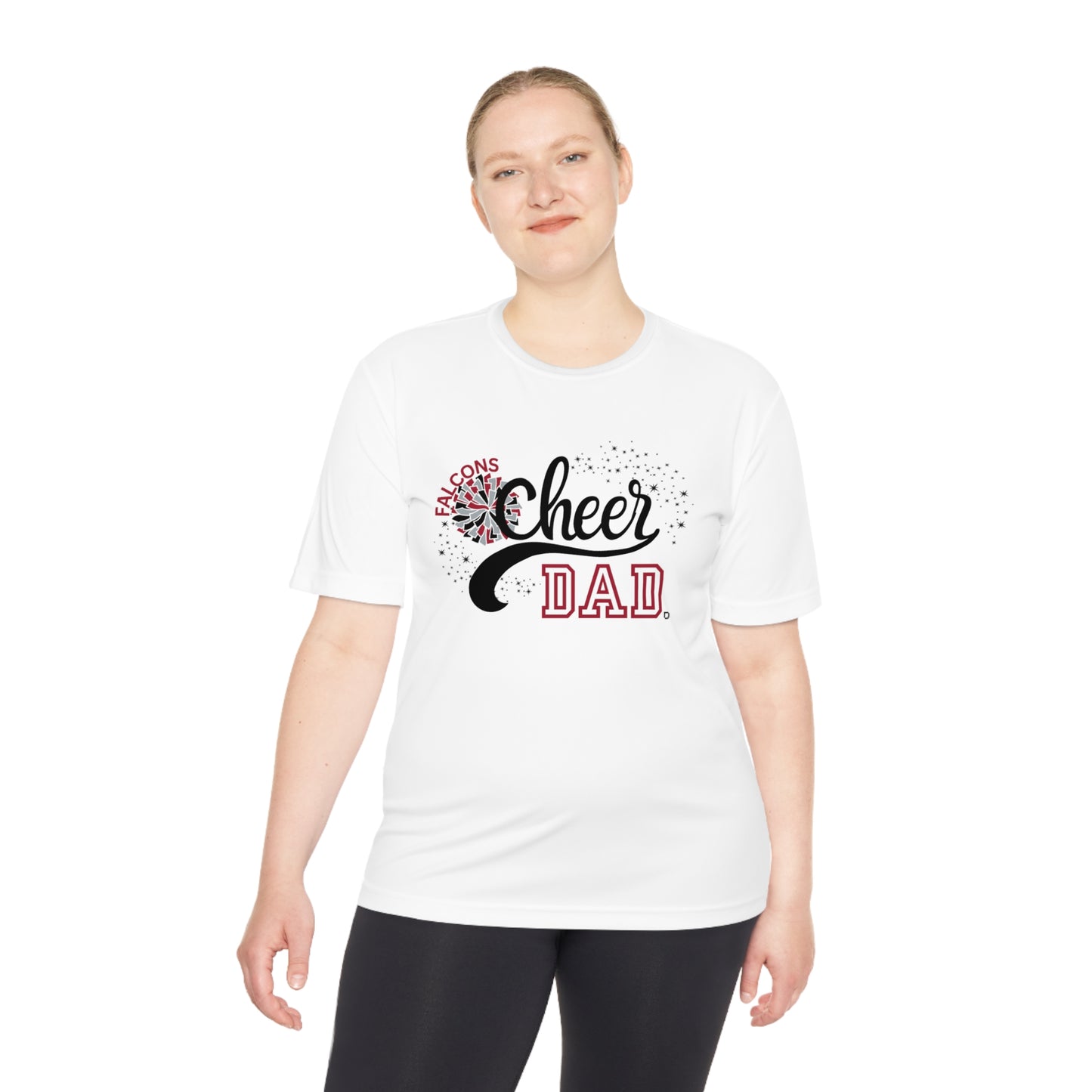 Unisex (Men's Sizing) Moisture Wicking Tee OPFYA Cheer Dad