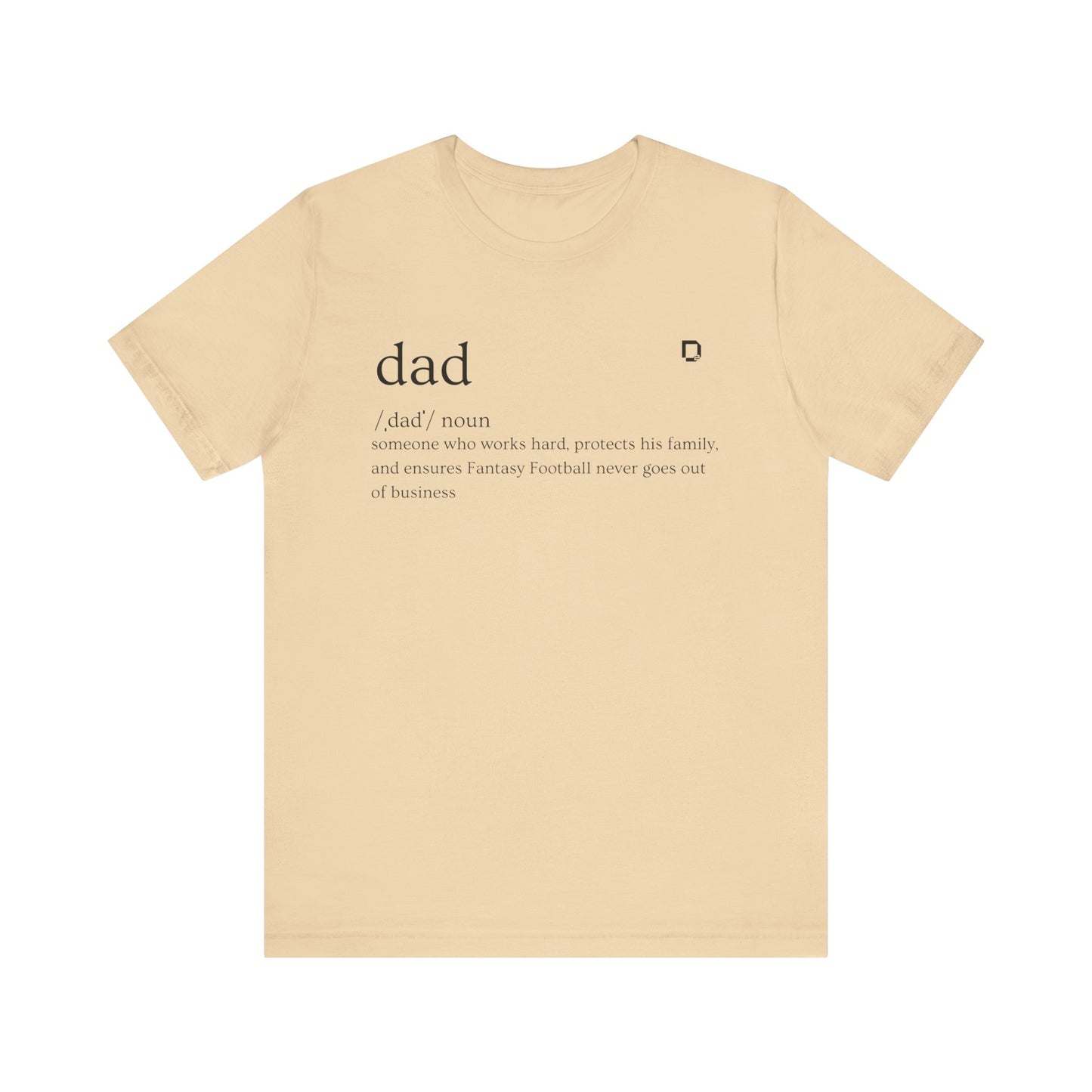 Extra Soft Football T-shirt Dad Definition