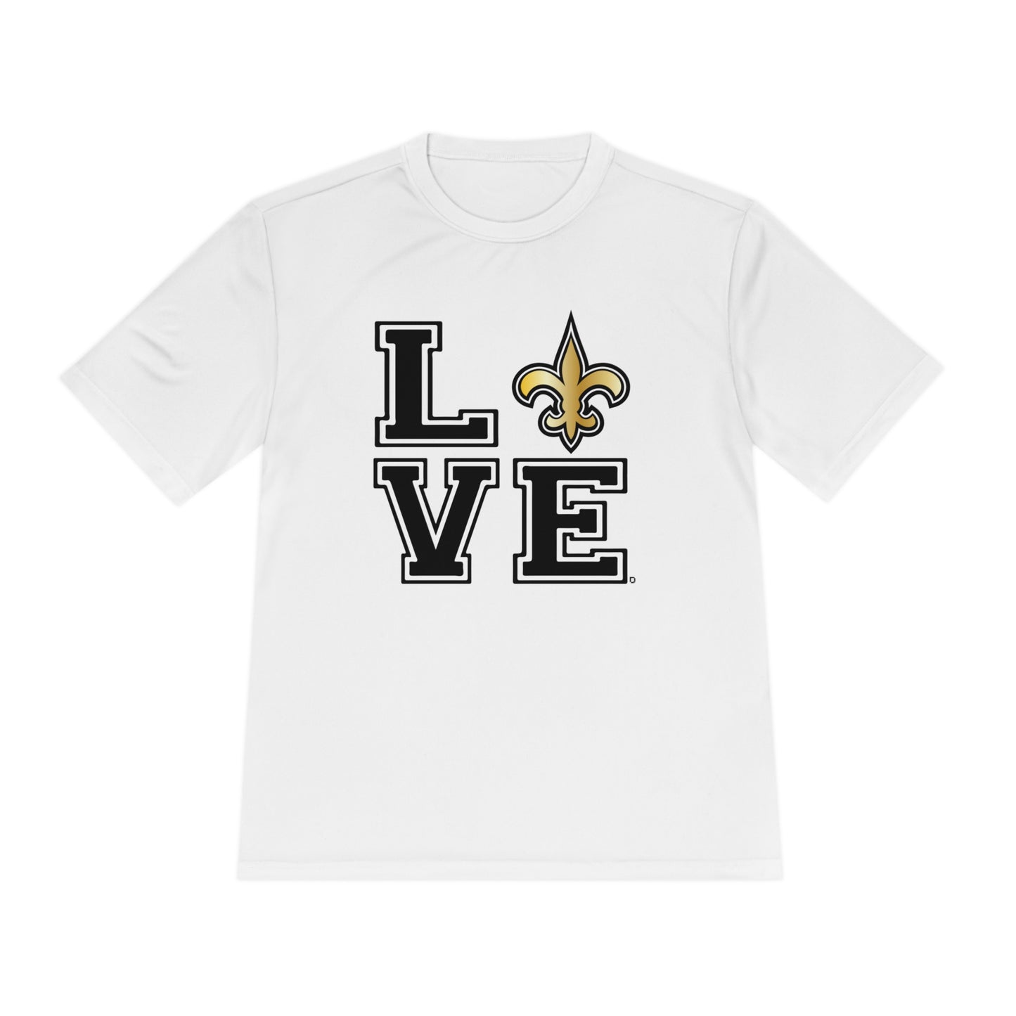 Unisex (Men's Sizing) Moisture Wicking Tee PSYA LOVE Saints