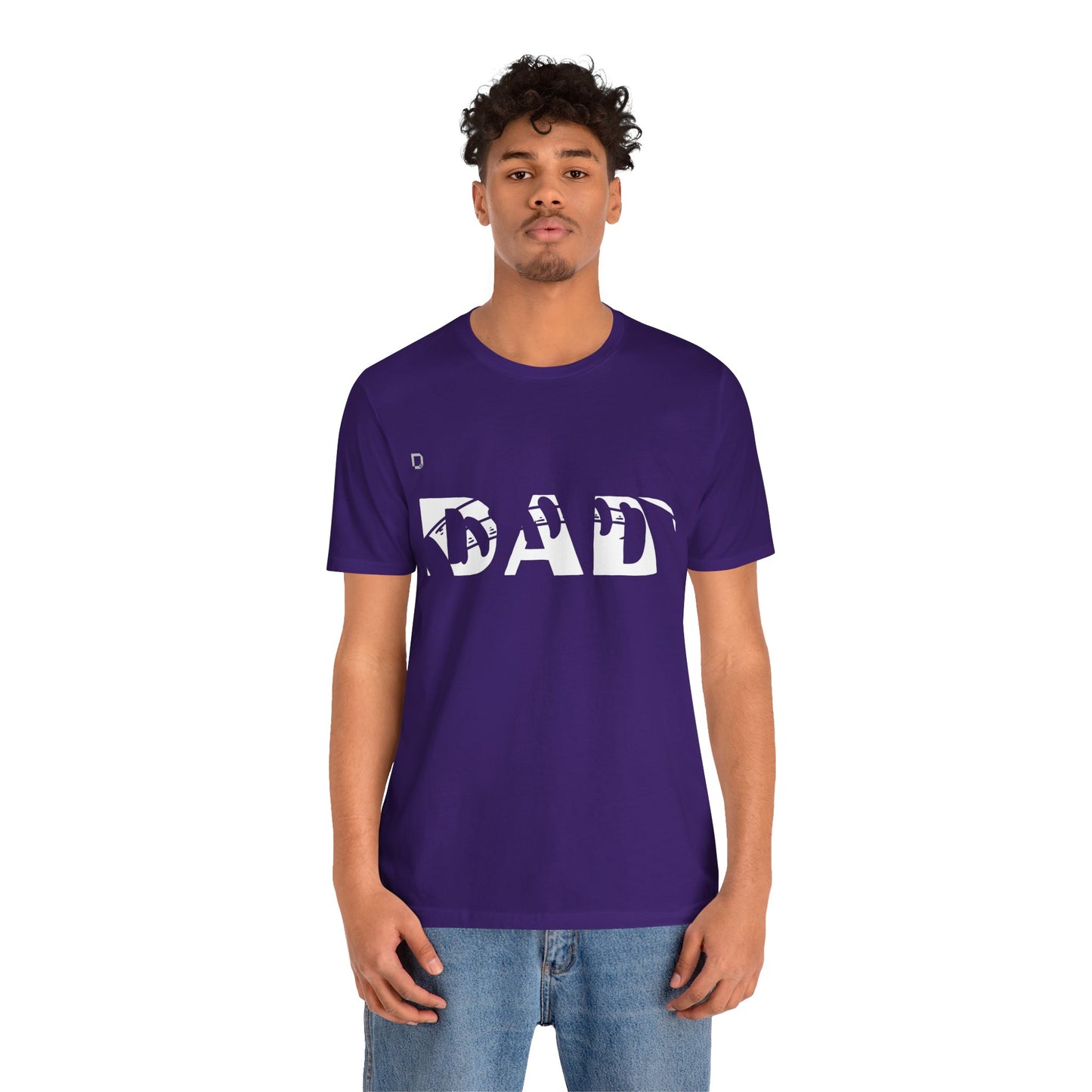 Extra Soft Football T-shirt DAD Football Outline