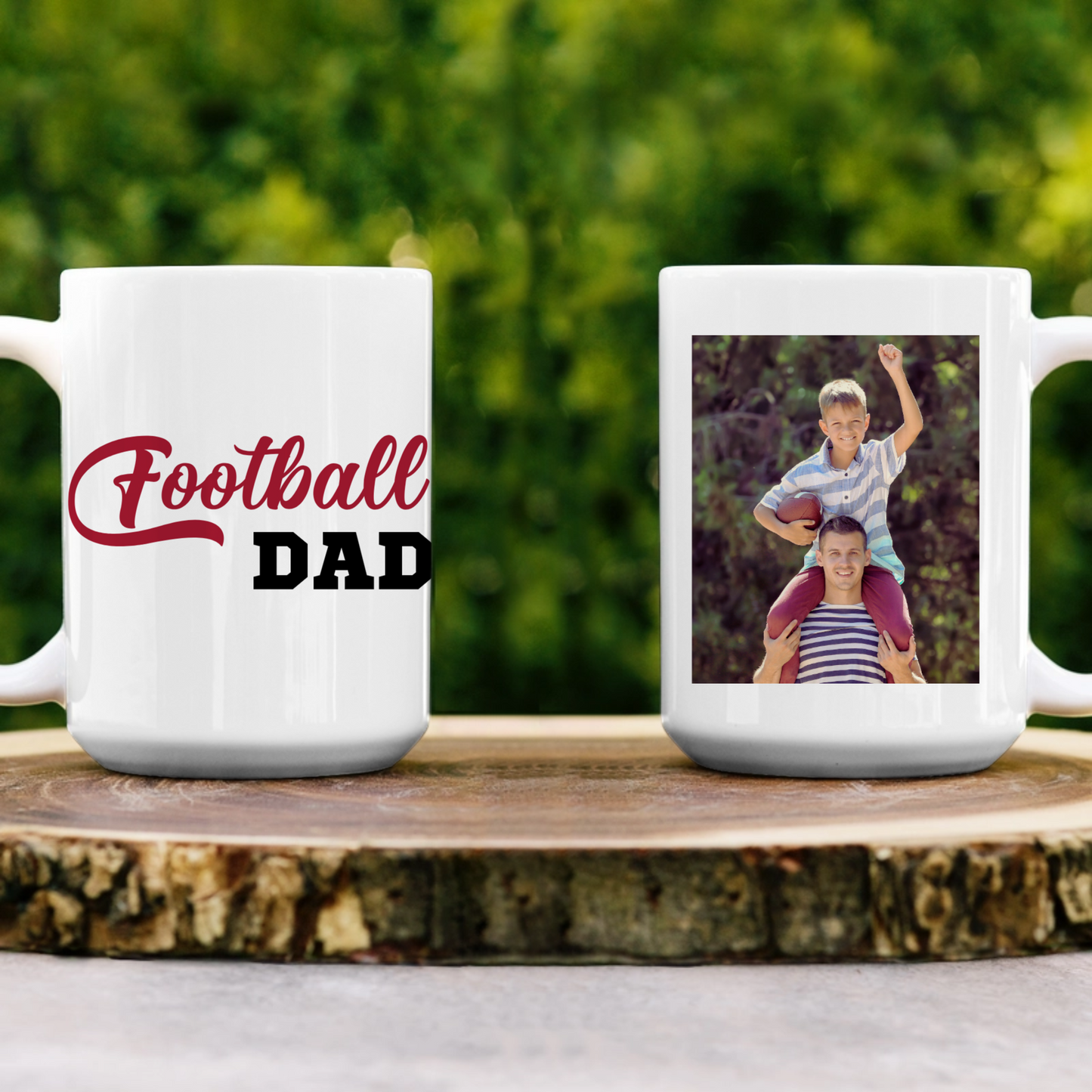 Sports Mug Photo Upload White 15oz. Ceramic Mug