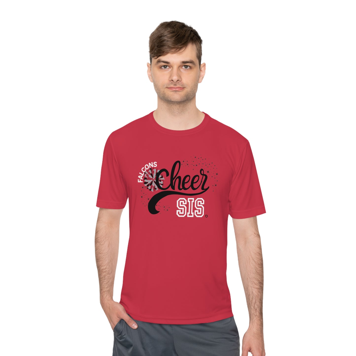 Unisex (Men's Sizing) Moisture Wicking Tee OPFYA Cheer Sis