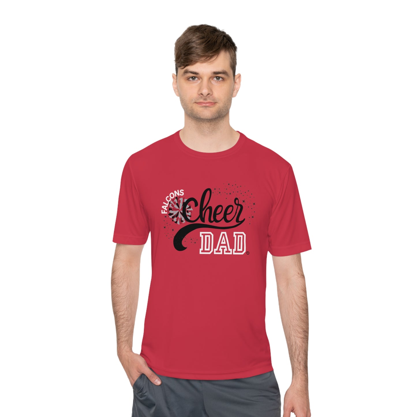 Unisex (Men's Sizing) Moisture Wicking Tee OPFYA Cheer Dad