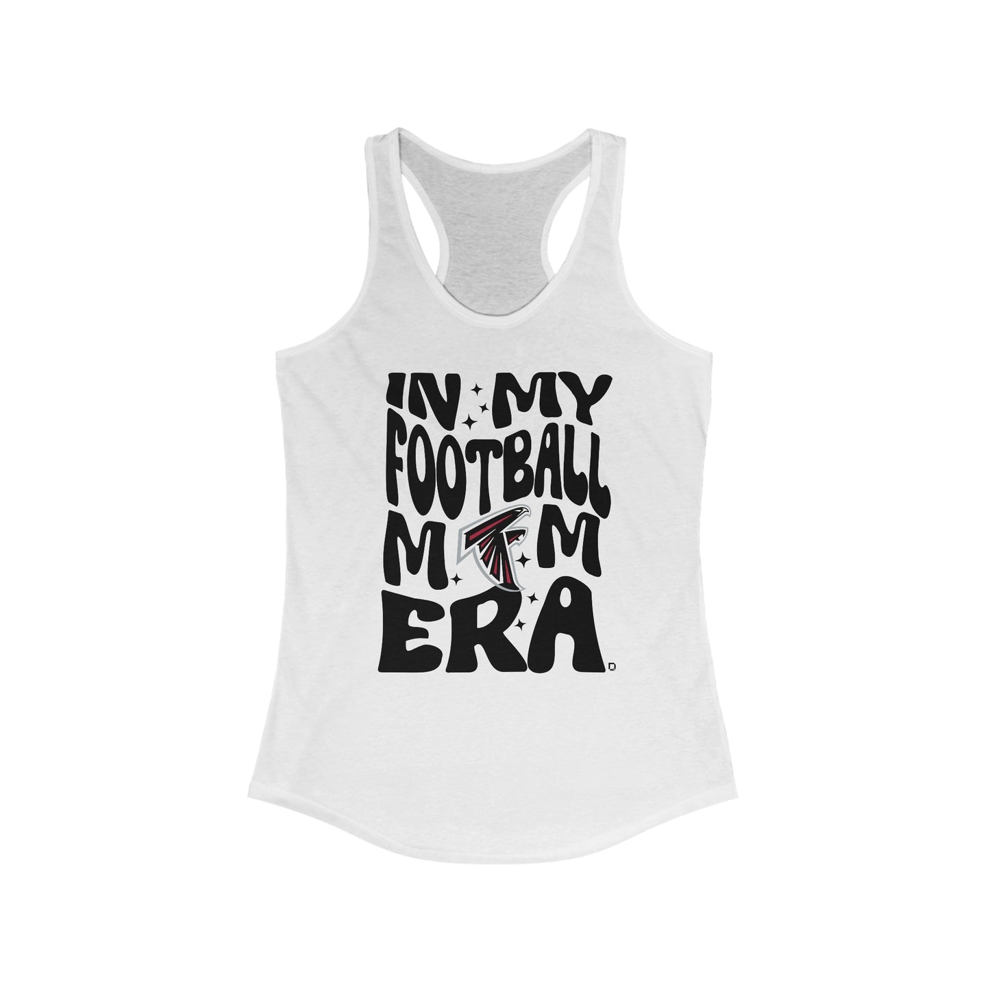 Women's Ideal Racerback Tank OPFYA Football Mom Era