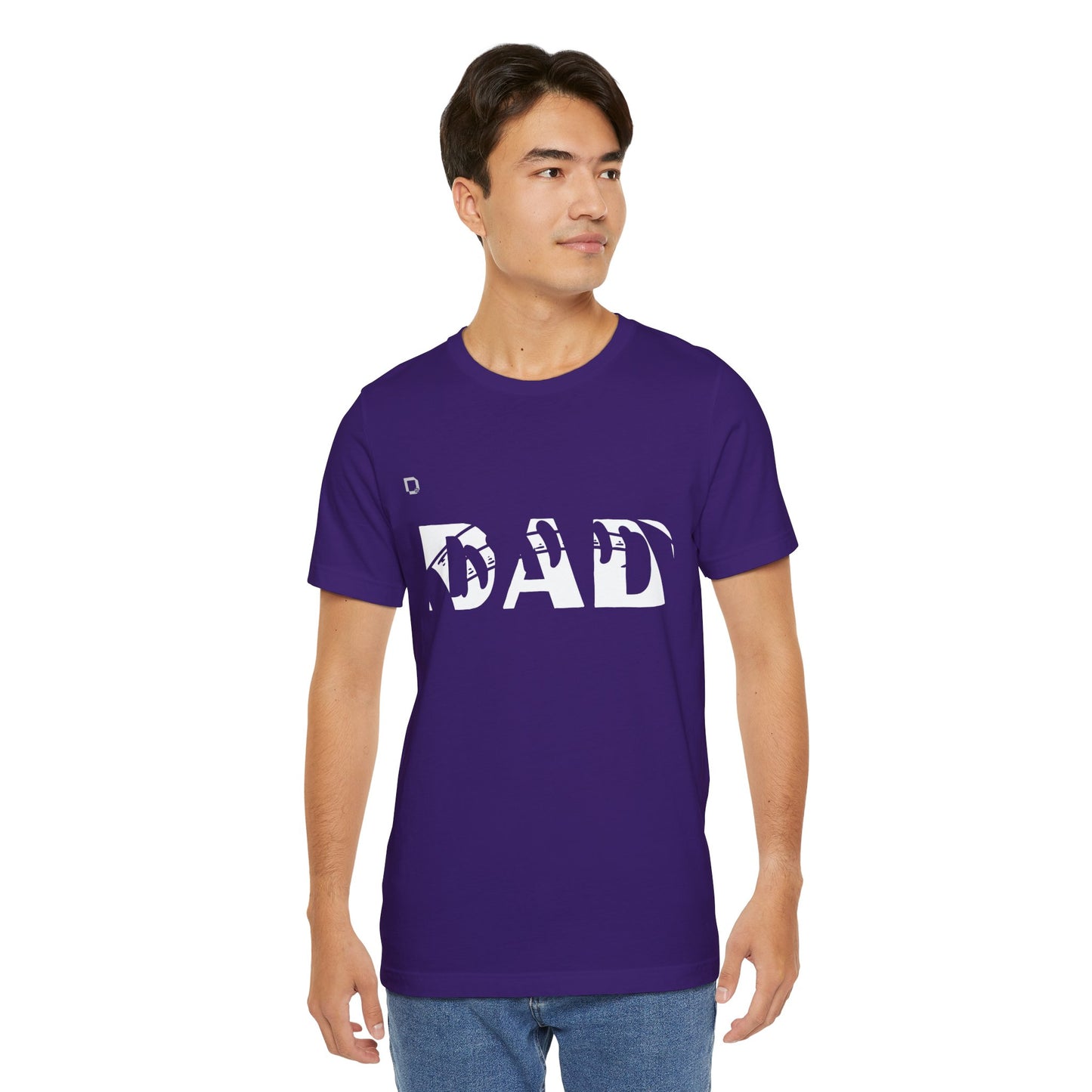 Extra Soft Football T-shirt DAD Football Outline