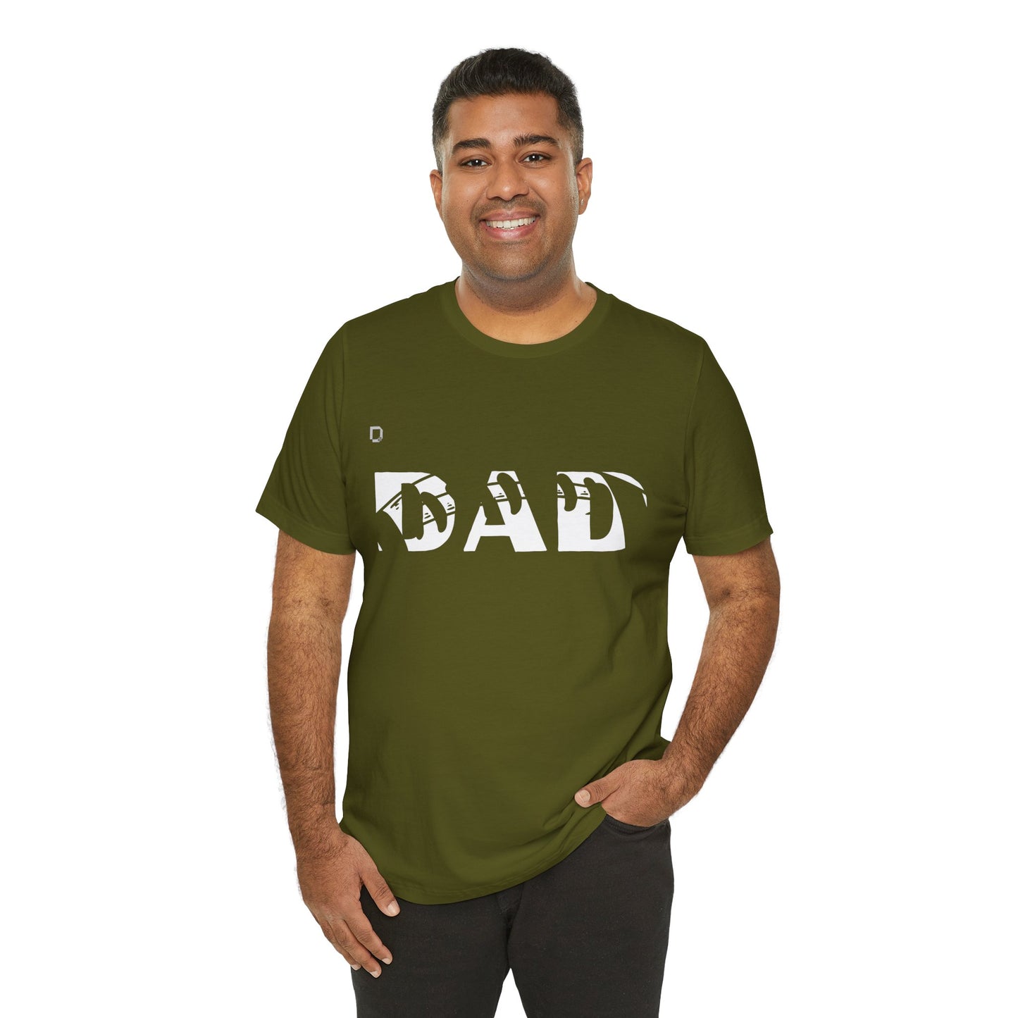 Extra Soft Football T-shirt DAD Football Outline