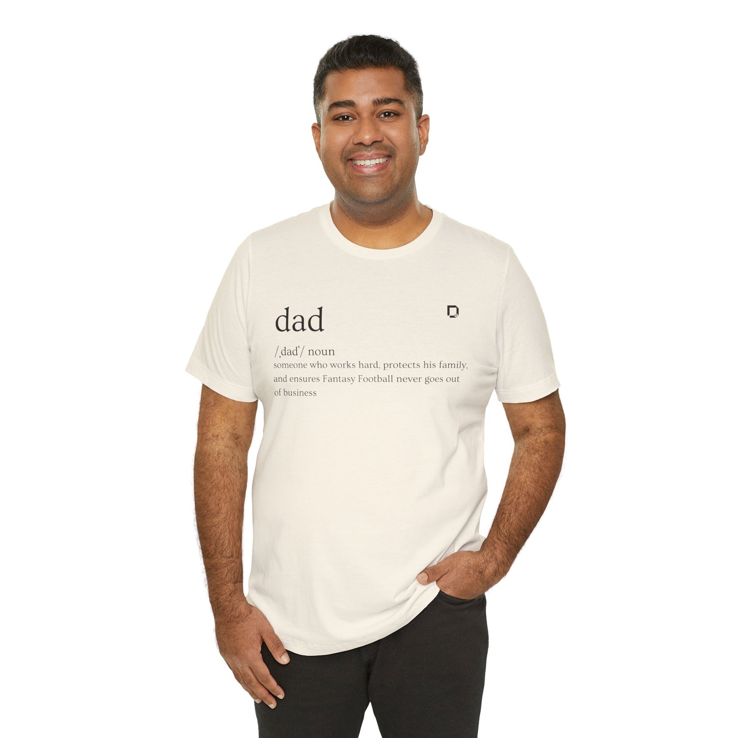 Extra Soft Football T-shirt Dad Definition