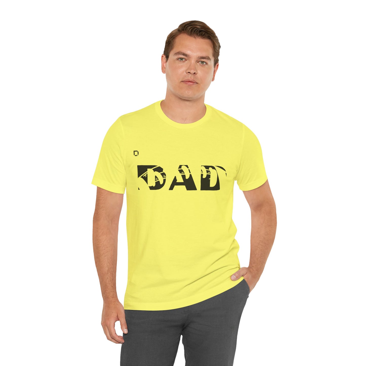 Extra Soft Football T-shirt DAD Football Outline