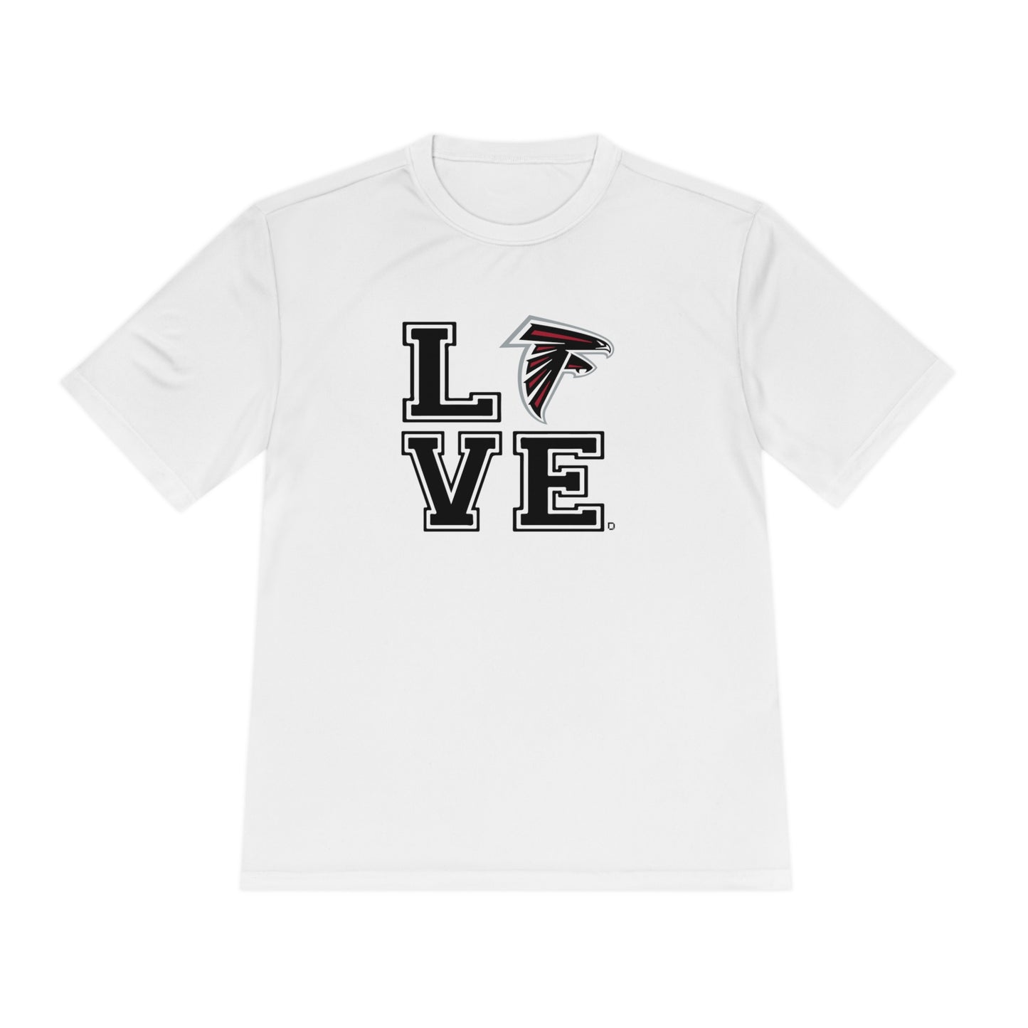 Unisex (Men's Sizing) Moisture Wicking Tee OPFYA LOVE Falcons