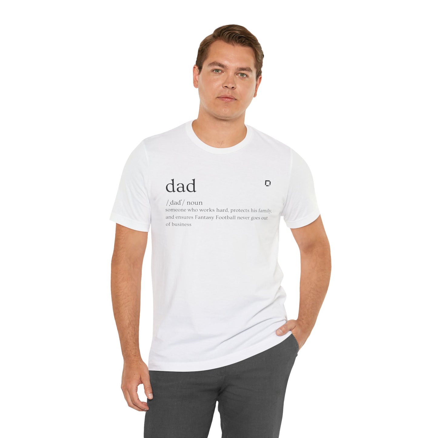 Extra Soft Football T-shirt Dad Definition