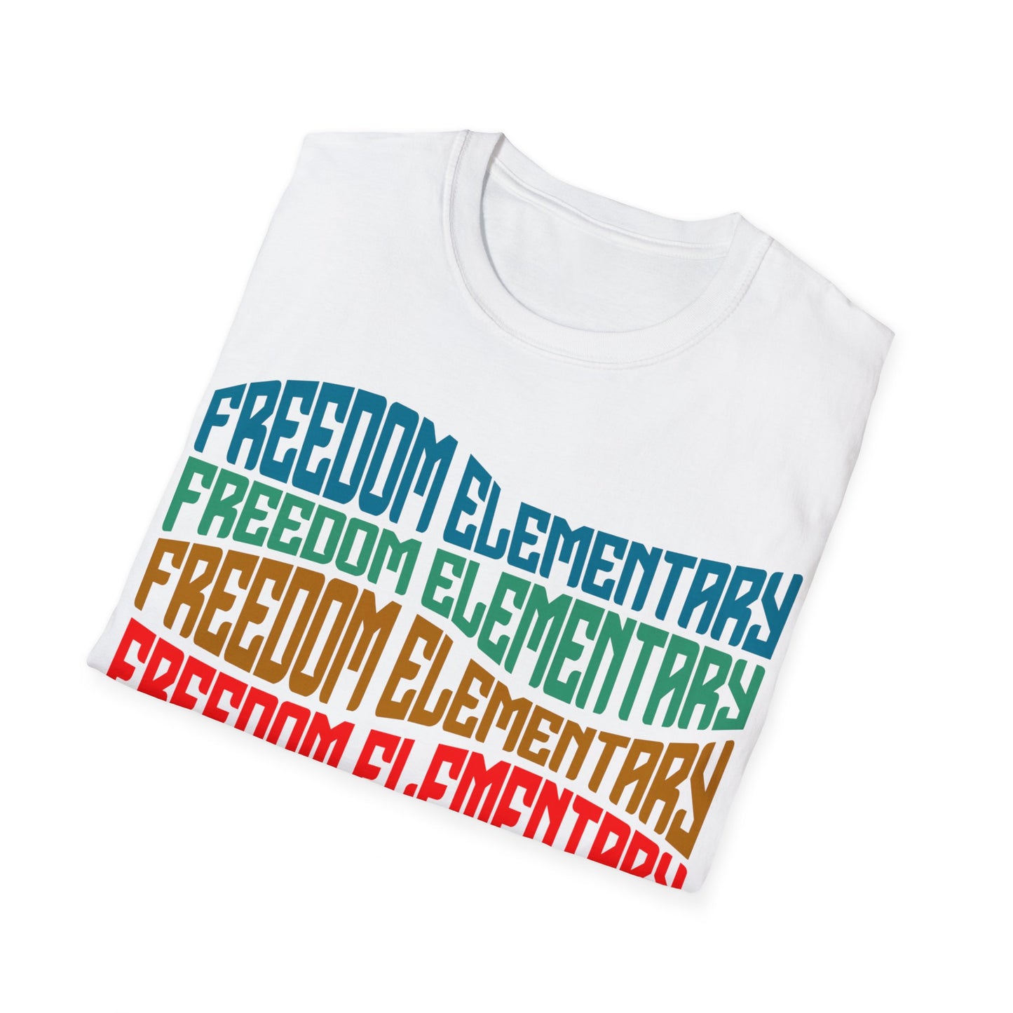 Unisex (Men's Sizing) Softstyle Tee Freedom ES Distorted Repeat