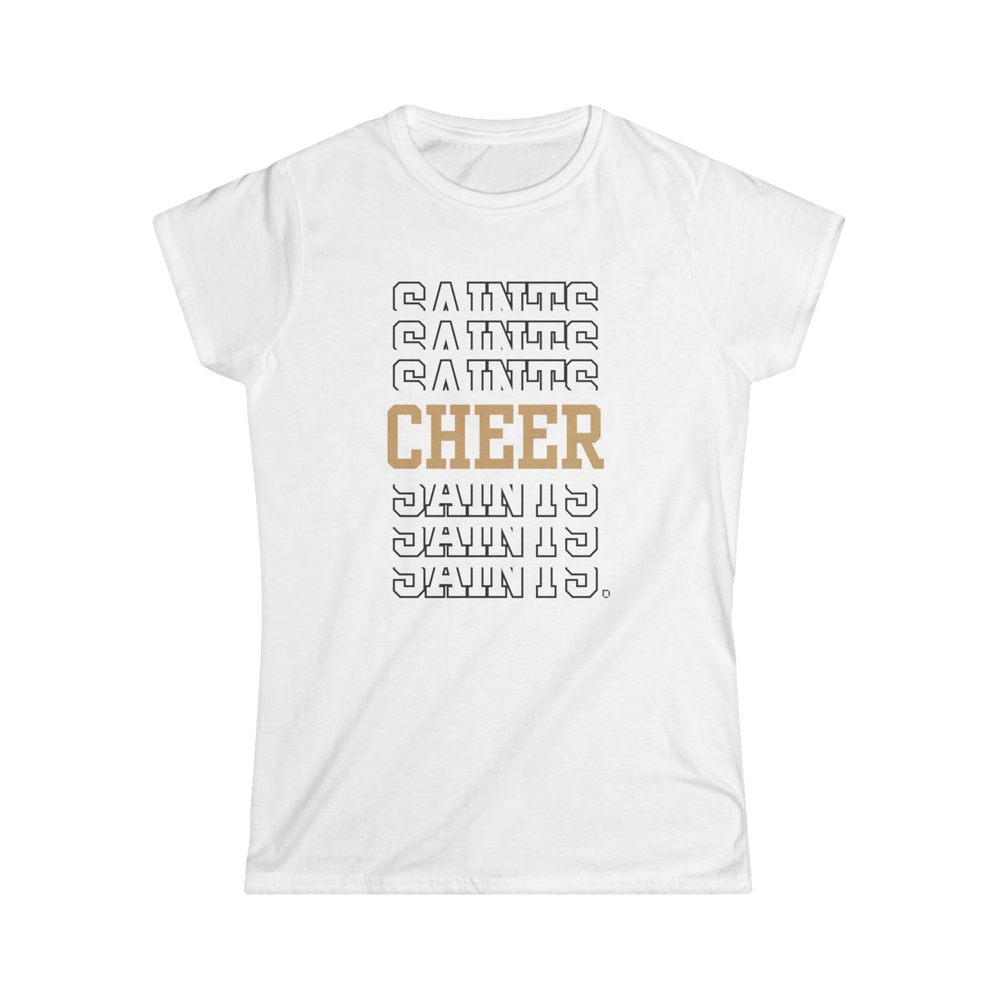 Women's Softstyle Tee PSYA Saints Cheer Repeat