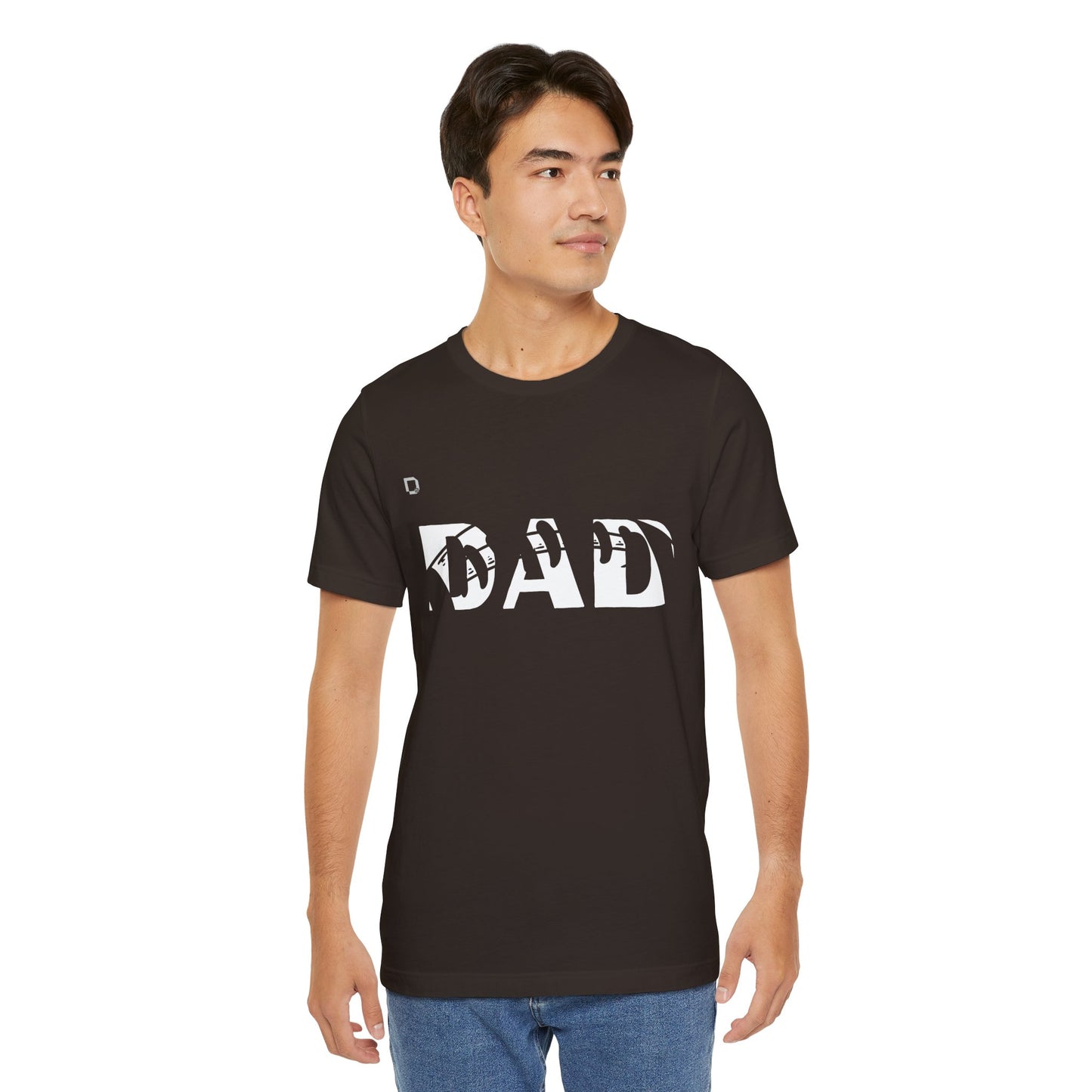 Extra Soft Football T-shirt DAD Football Outline