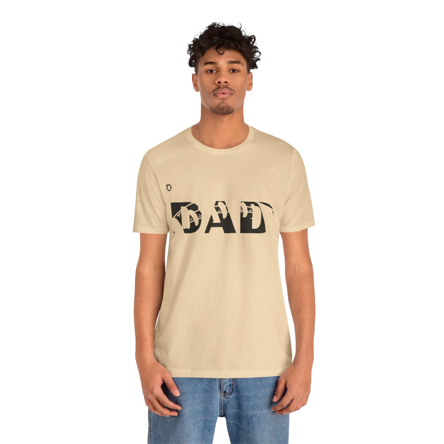 Extra Soft Football T-shirt DAD Football Outline